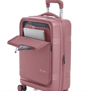 Biaggi Runway Hardside Hybrid 22" Carry On Luggage and Mini Cubes